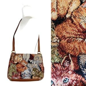 •CAT PURSE• VINTAGE Shoulder Bag VTG